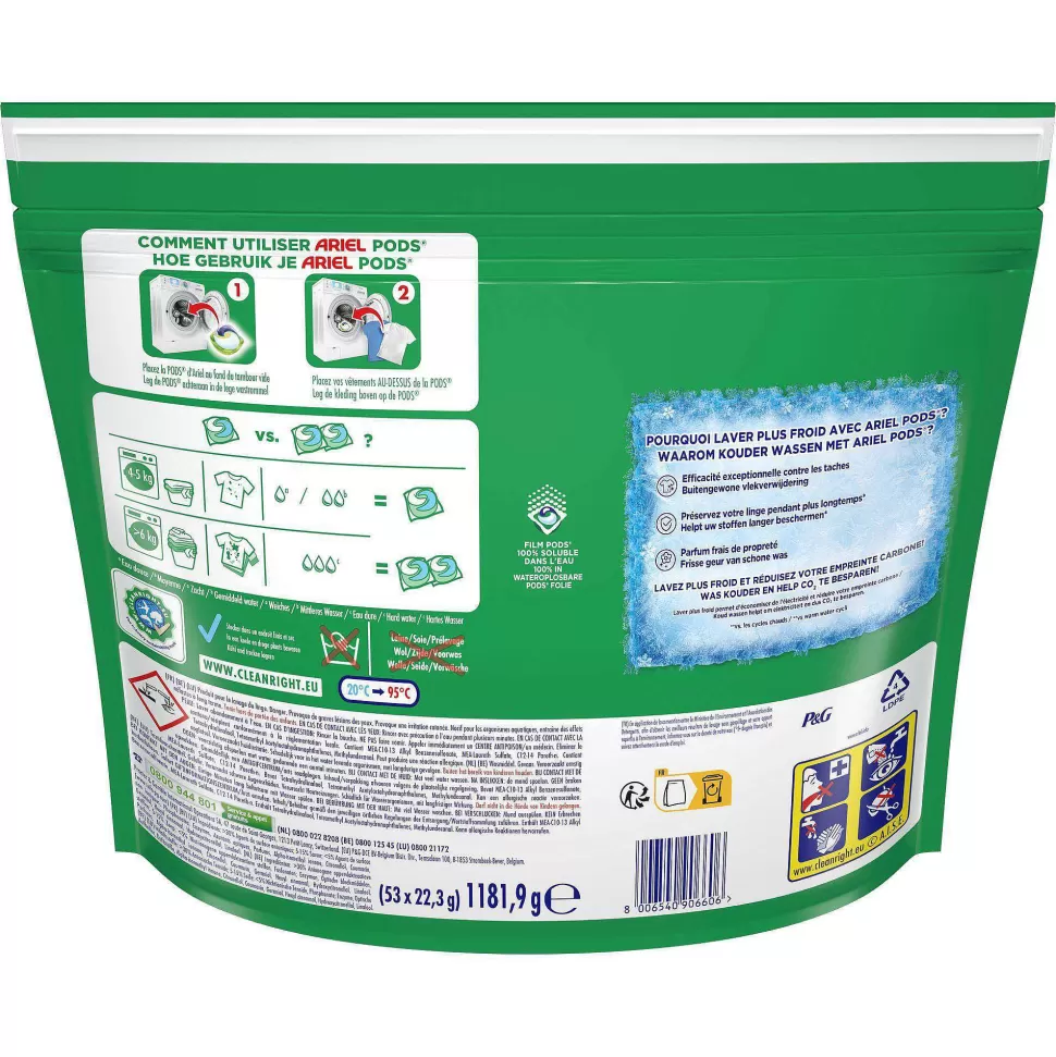 Shop All In 1 Wasmiddel Pods Original Wit - 2 X 53 Wasbeurten - 106 Wasbeurten Huishoudmiddelen
