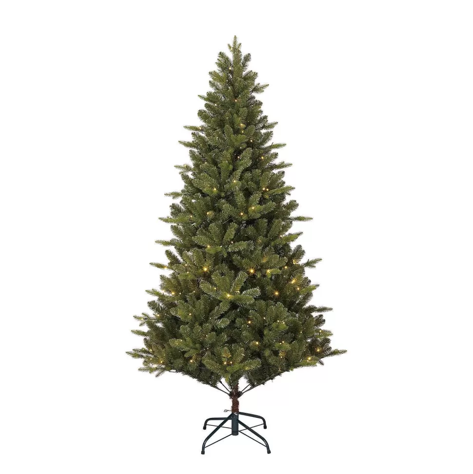 Store Verlichte Kerstboom Elkins (H230 X O132 Cm) Kerstbomen