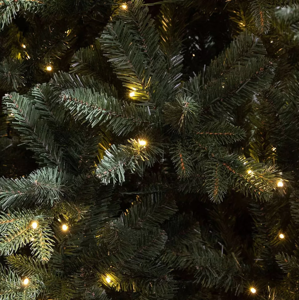 Store Verlichte Kerstboom Elkins (H230 X O132 Cm) Kerstbomen