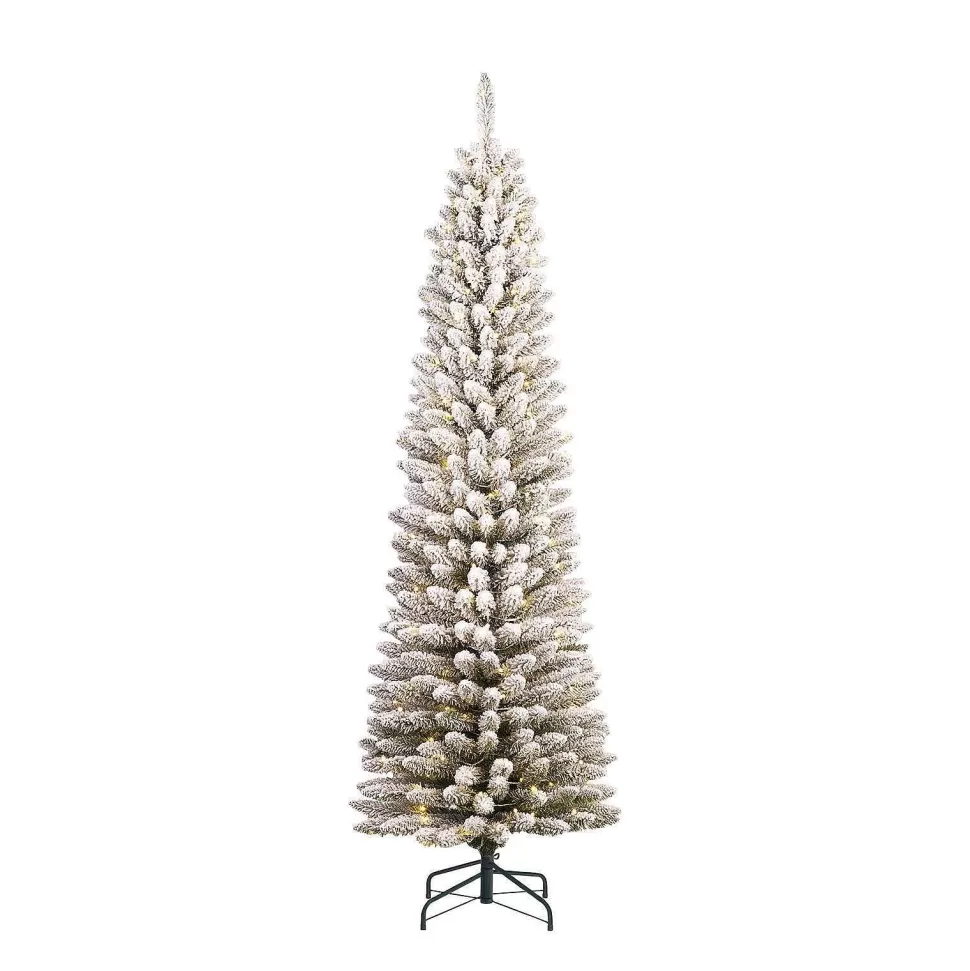 Store Verlichte Kerstboom Jurva (H215 X O71 Cm) Kerstbomen