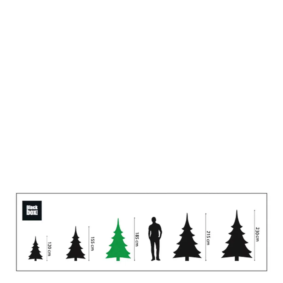 Discount Verlichte Kerstboom Millington (H185 X O109 Cm) Kerstbomen