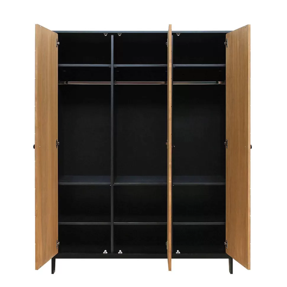New 3-Deurskast Job Vintage Honey Kledingkasten