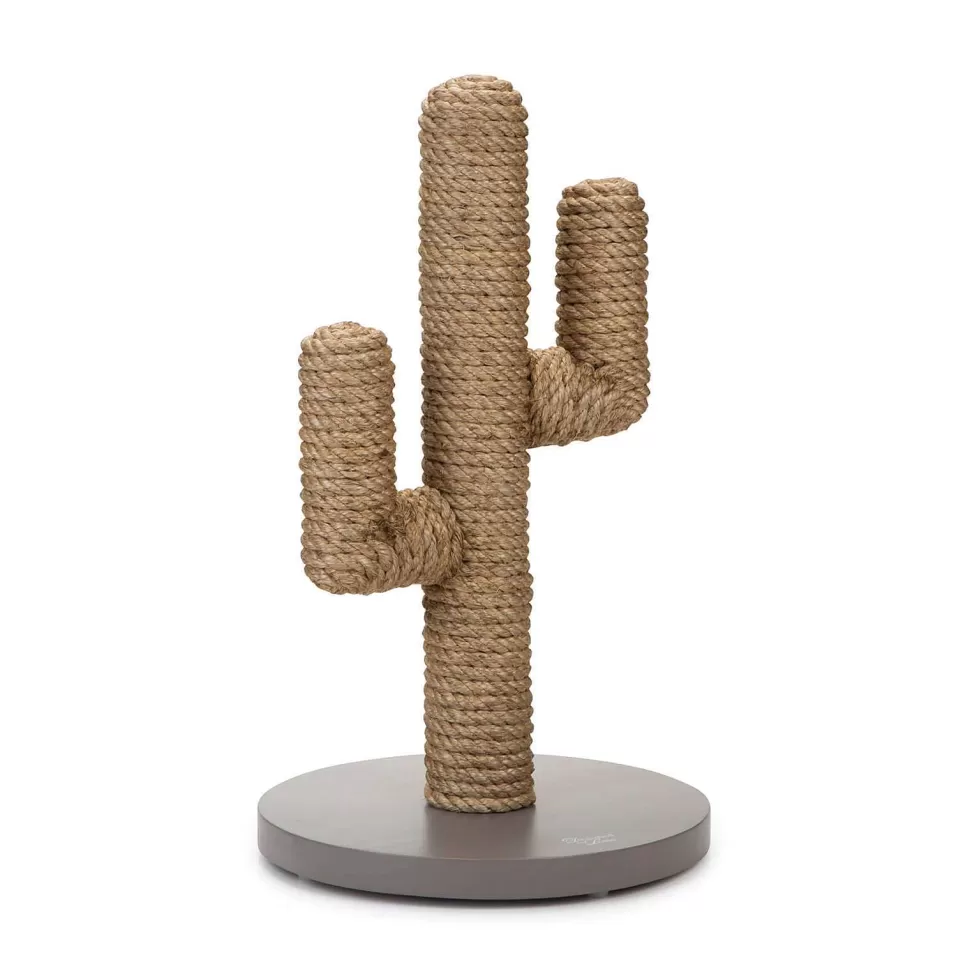 Best Cactus - Krabpaal -Taupe - 35X35X60Cm Dierbenodigdheden