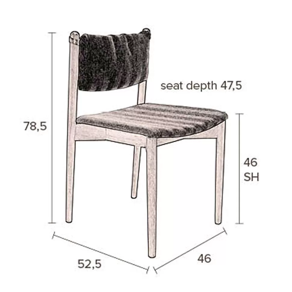 Hot Torrance Eetkamerstoel (Set Van 2) Eetkamerstoelen