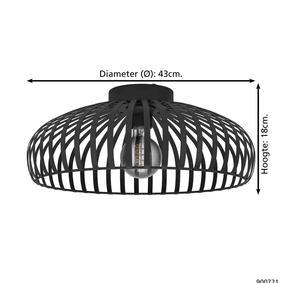 Fashion Plafondlamp Mogano 3 Plafondlampen