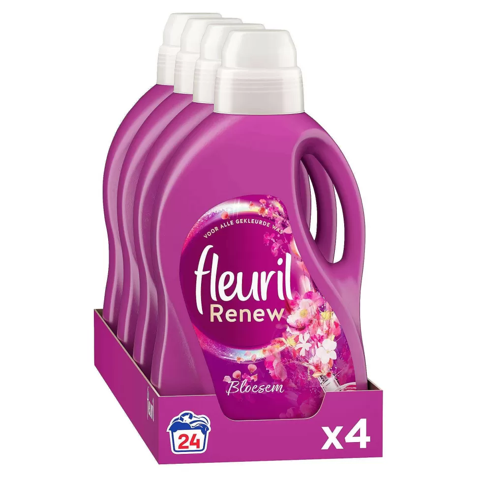 Fashion Renew Liquid Bloesem Vloeibaar Wasmiddel - 4 X 24 Wasbeurten - Voordeelverpakking - 24 Wasbeurten Huishoudmiddelen