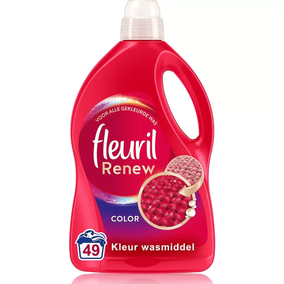 Store Renew Liquid Color - Vloeibaar Wasmiddel - Voordeelverpakking - 4 X 49 Wasbeurten - 196 Wasbeurten Huishoudmiddelen