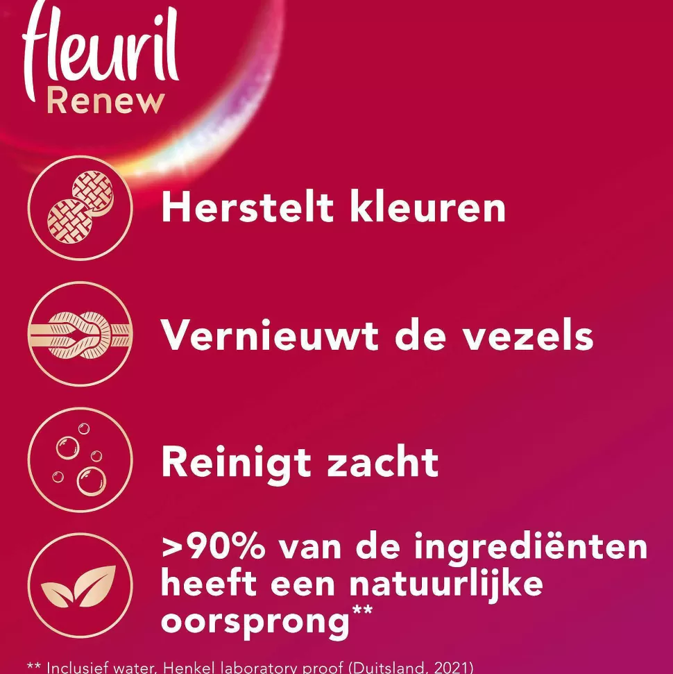 Clearance Renew Liquid Color Vloeibaar Wasmiddel - 4 X 24 Wasbeurten - Voordeelverpakking - 24 Wasbeurten Huishoudmiddelen