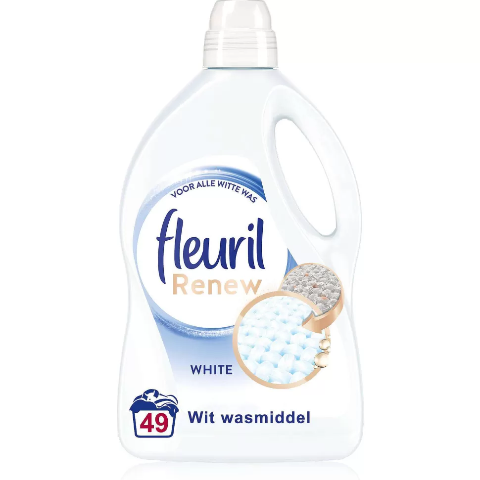 Online Renew Liquid White - - Vloeibaar Wasmiddel - Voordeelverpakking - 4 X 49 Wasbeurten - 196 Wasbeurten Huishoudmiddelen