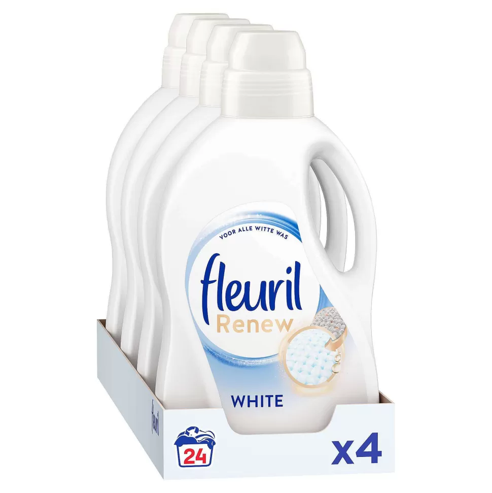 Fashion Renew Liquid White Vloeibaar Wasmiddel - 4 X 24 Wasbeurten - Voordeelverpakking - 24 Wasbeurten Huishoudmiddelen