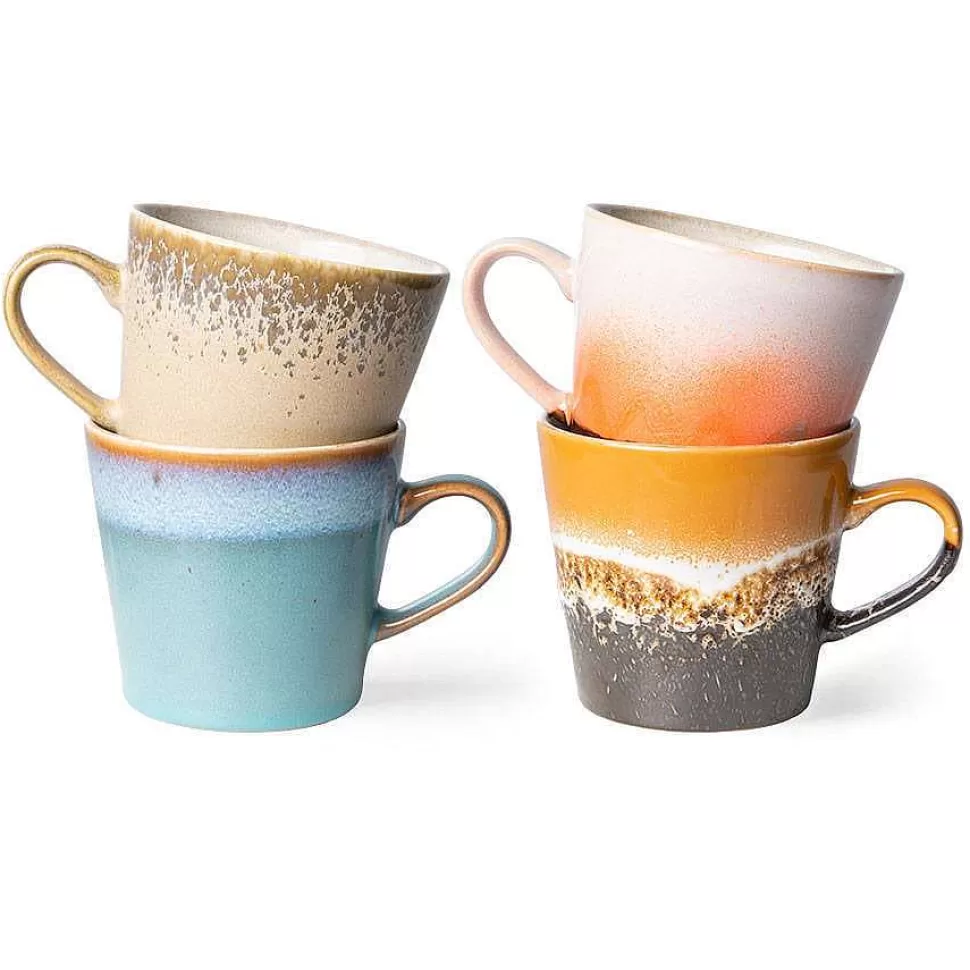 Online Cappuccinomok 70'S (O8,5 Cm) (300 Ml) (Set Van 4) Servies