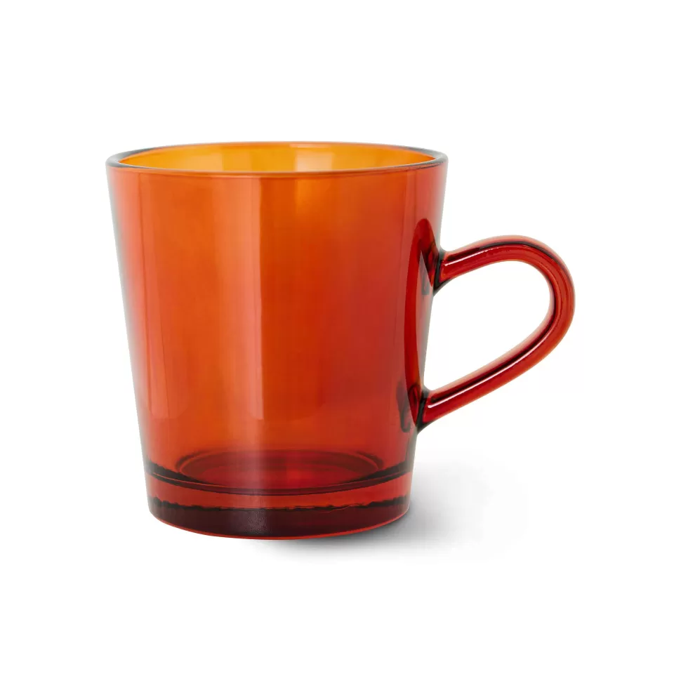 New Koffieglas 70'S (O7,7 Cm) (200 Ml) (Set Van 4) Glazen