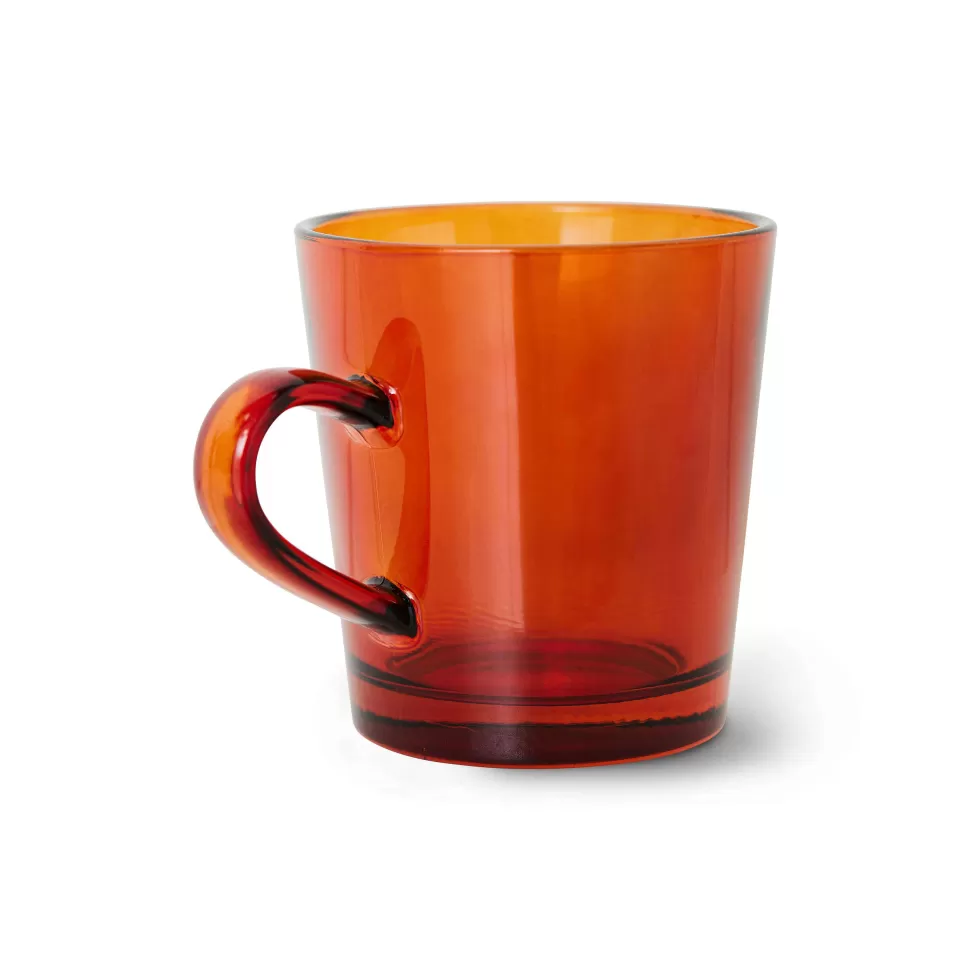New Koffieglas 70'S (O7,7 Cm) (200 Ml) (Set Van 4) Glazen