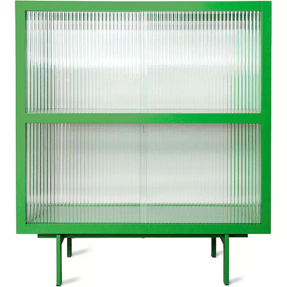 Sale Wandkast Cupboard Ribbed Glass Wandkasten