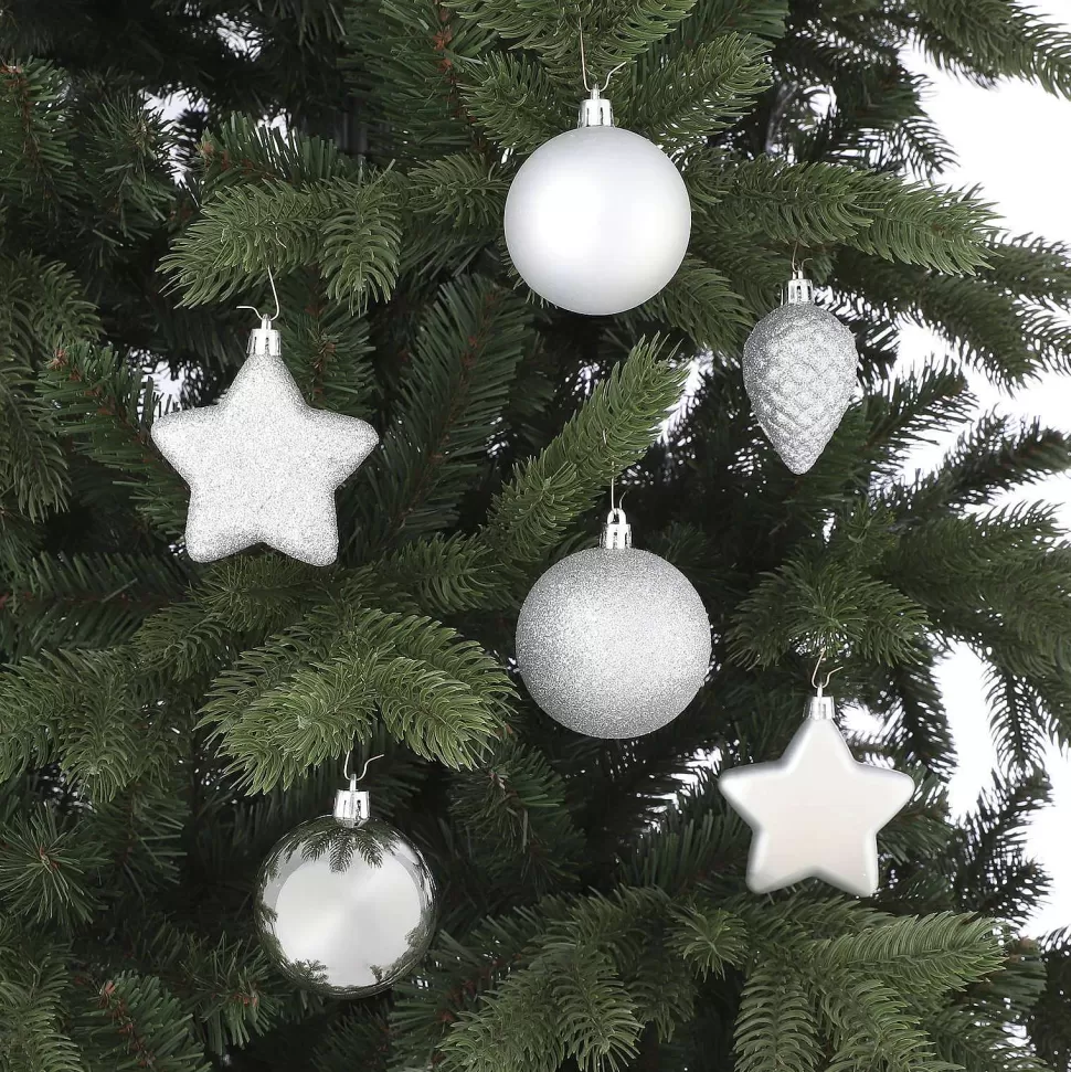 Outlet Kerstbal Onbreekbaar (Set Van 40) (O8 Cm) Kerstversiering