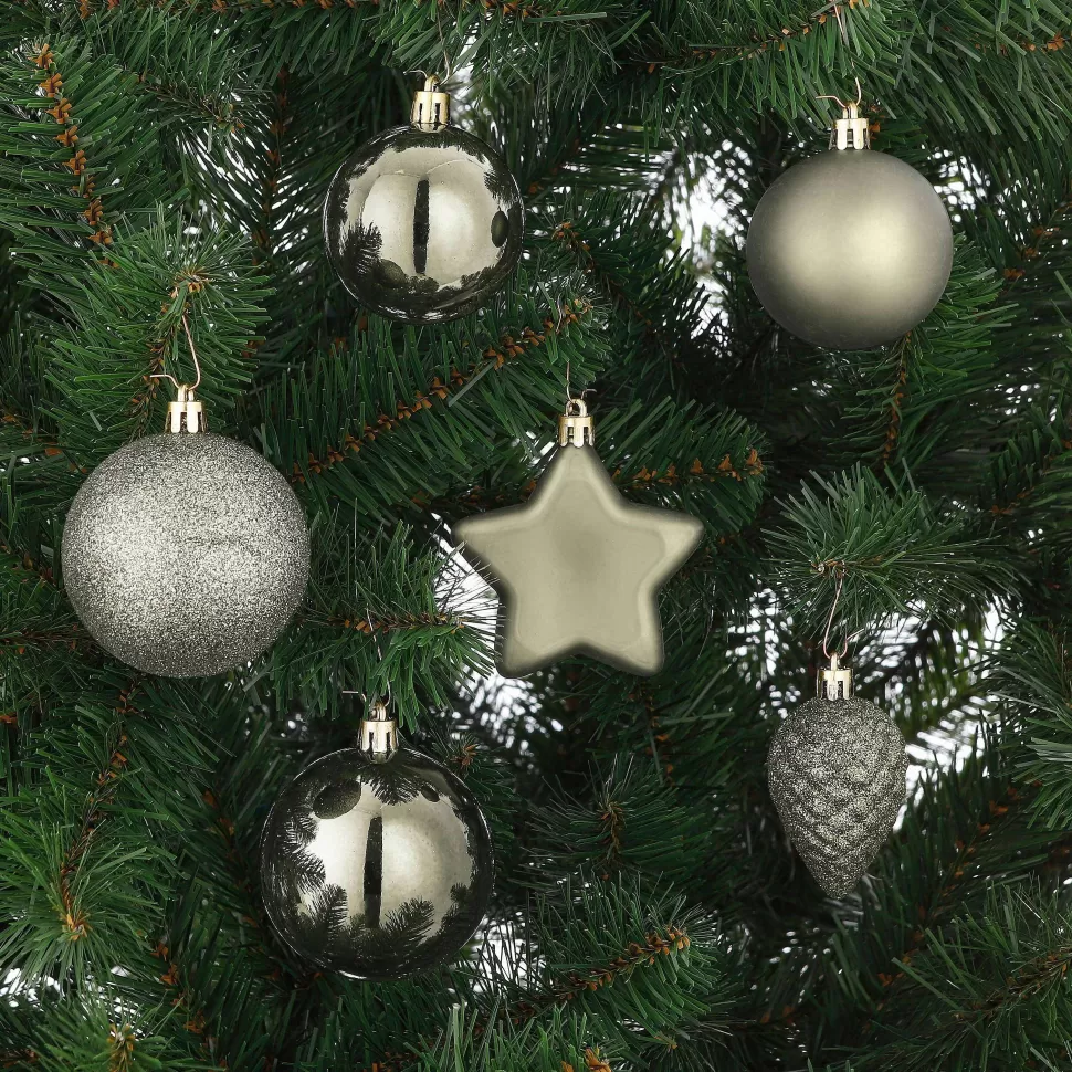 Clearance Kerstbal Onbreekbaar (Set Van 40) (O8 Cm) Kerstversiering