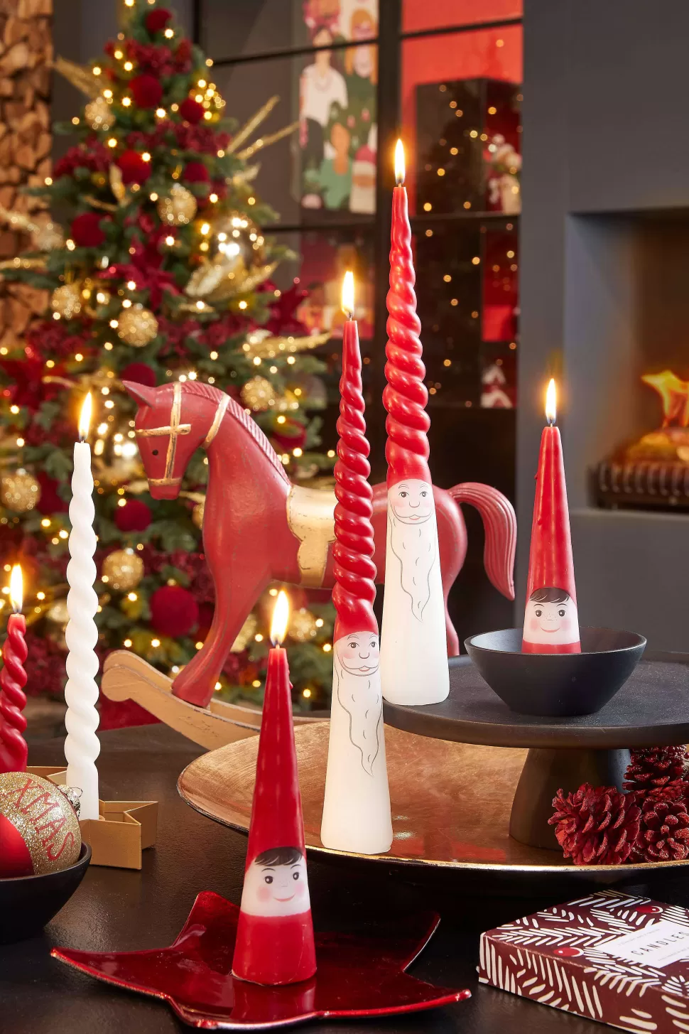 Store Kerstdecoratie (Set Van 5) Kerstversiering