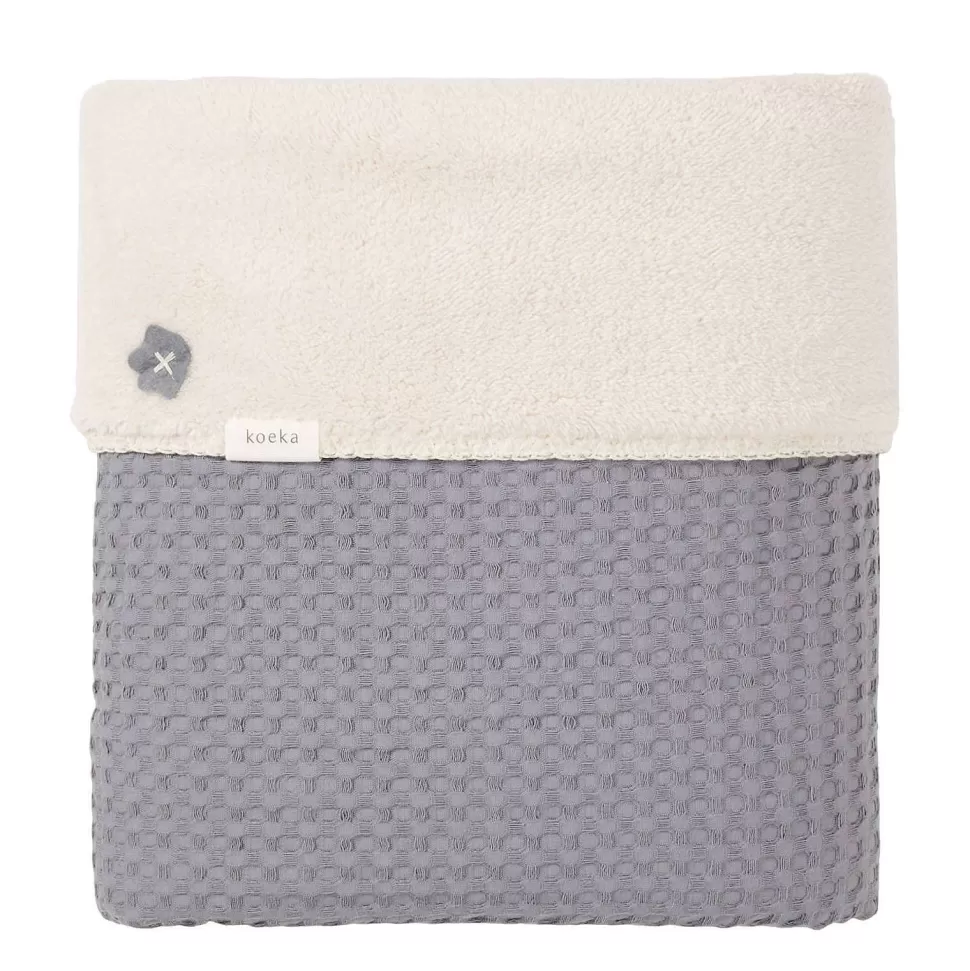 Outlet Oslo Teddy Eenpersoonsdeken Steel Grey/Pebble (200X140 Cm) Plaids