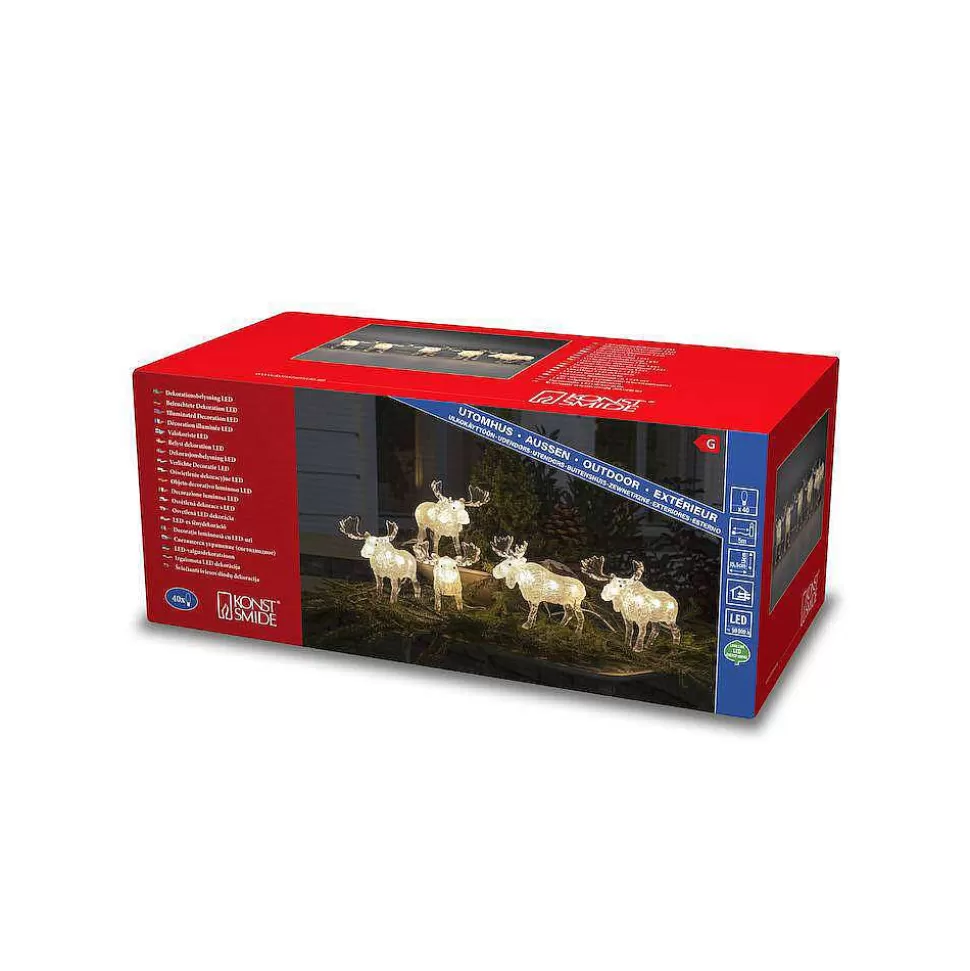 Outlet Kerstlichtsnoer Eland (400 Cm) (5 Elanden) (40 Led) Kerstverlichting