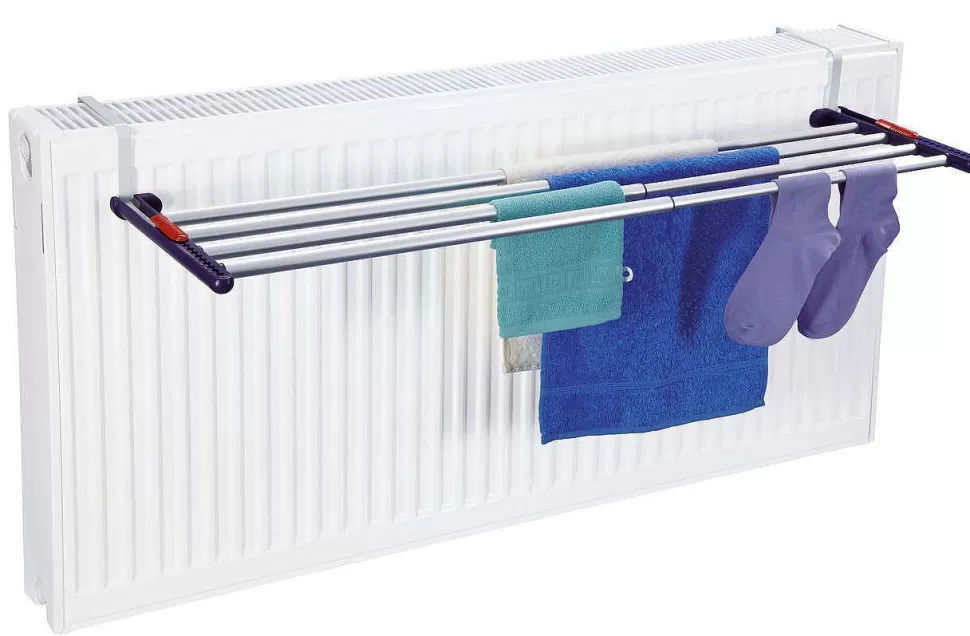 Cheap Hangend Droogrek Quartett 42 Uitschuifbaar Aluminium - 4,2 M Drooglengte Droogrekken