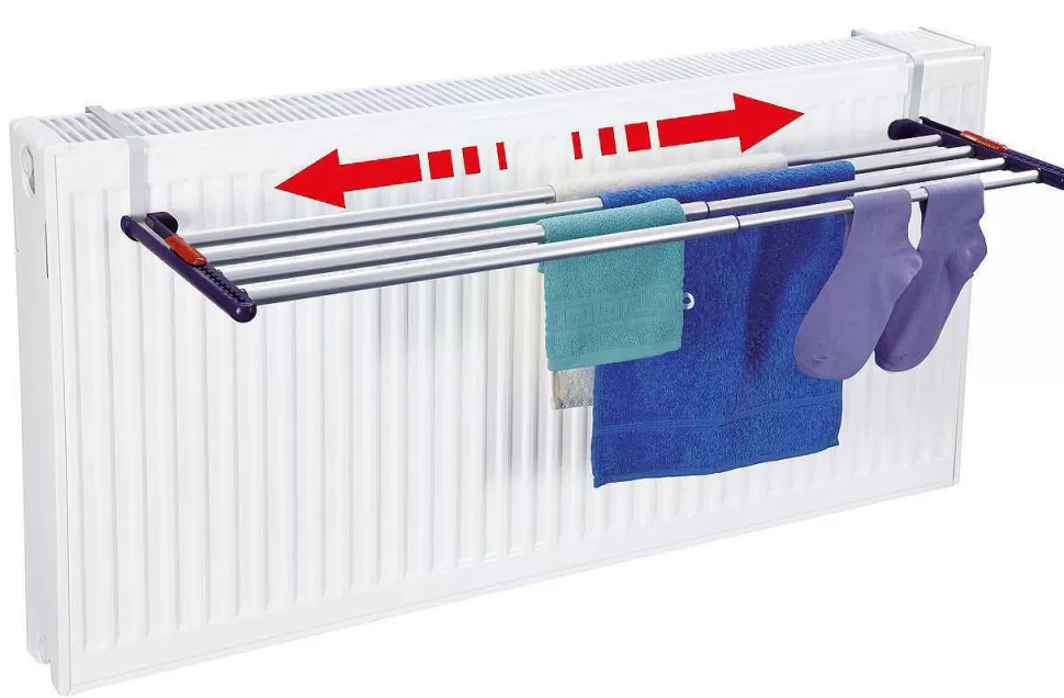 Cheap Hangend Droogrek Quartett 42 Uitschuifbaar Aluminium - 4,2 M Drooglengte Droogrekken