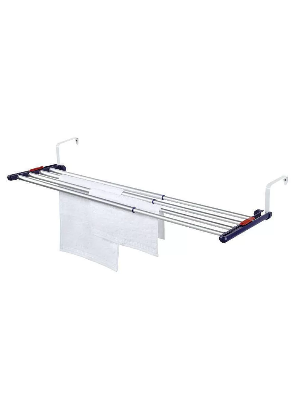 Cheap Hangend Droogrek Quartett 42 Uitschuifbaar Aluminium - 4,2 M Drooglengte Droogrekken