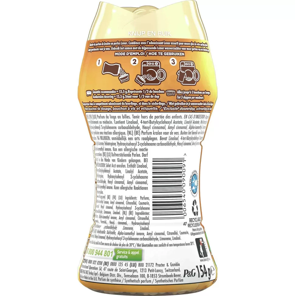 Outlet Gouden Orchidee In-Wash Geurparels - 6 X 154 Gram - Voordeelverpakking Huishoudmiddelen