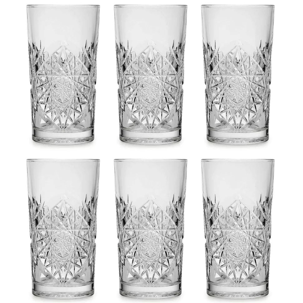 Best Sale Longdrinkglas Hobstar (470 Ml) (O8,5 Cm) (Set Van 6) Glazen
