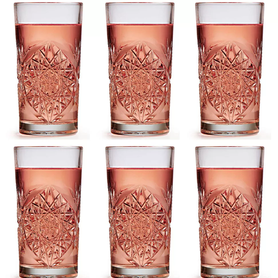 Best Sale Longdrinkglas Hobstar (470 Ml) (O8,5 Cm) (Set Van 6) Glazen