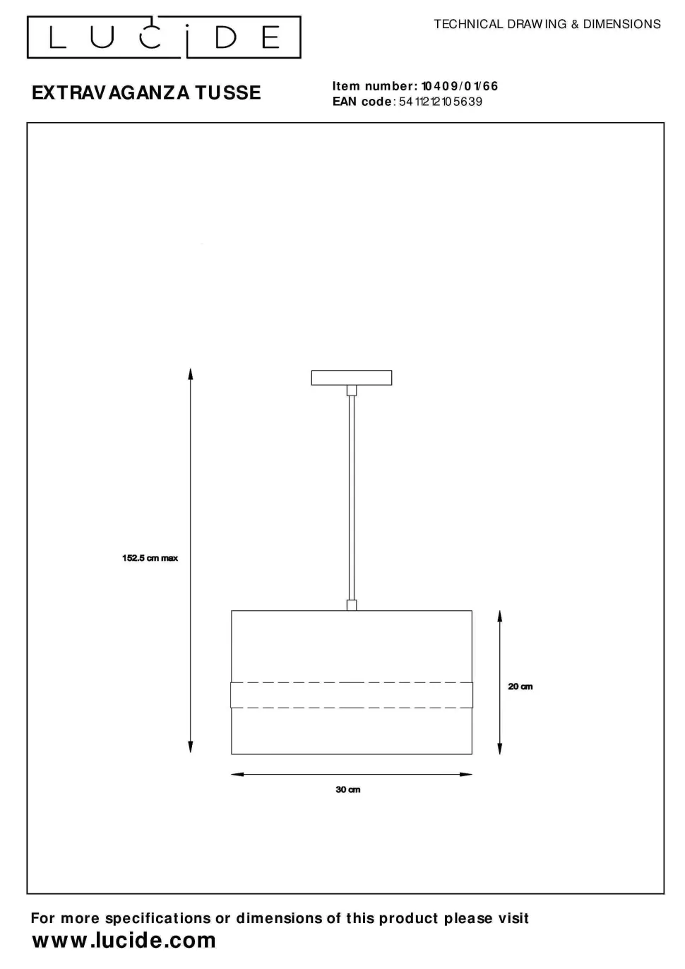 Store Hanglamp Extravaganza Tusse Hanglampen