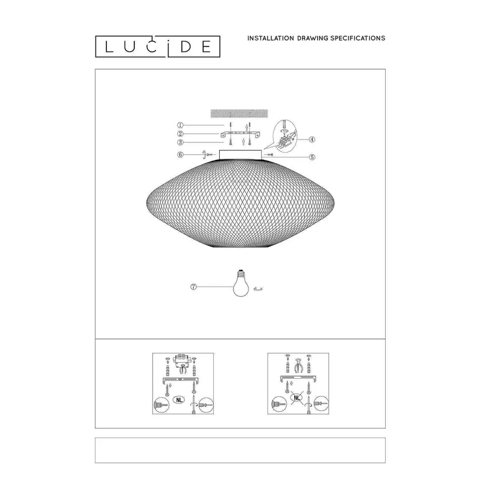 Online Plafondlamp Mesh Plafondlampen