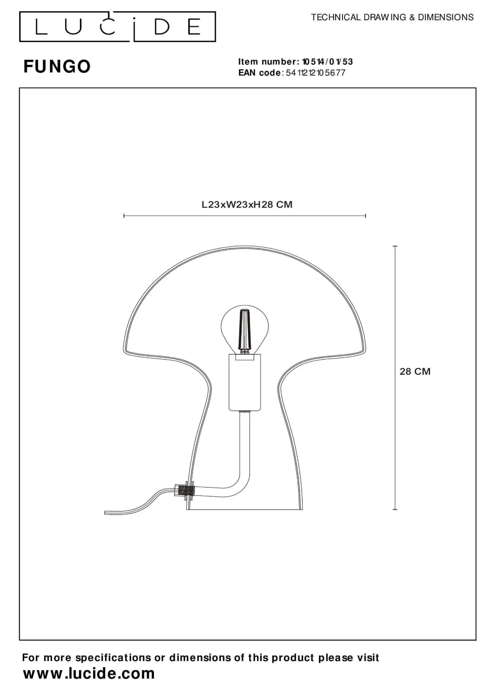 New Tafellamp Fungo Tafellampen