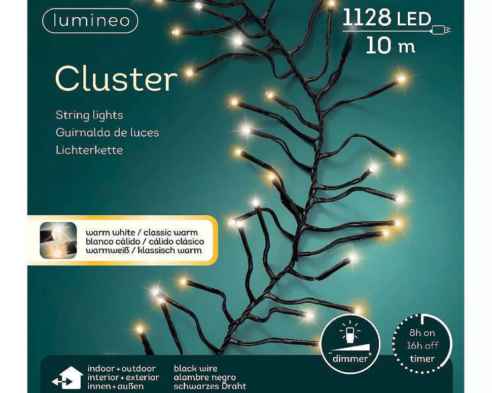 Outlet Verlichtingssnoer Kerst Cluster (1128 Led) Kerstverlichting