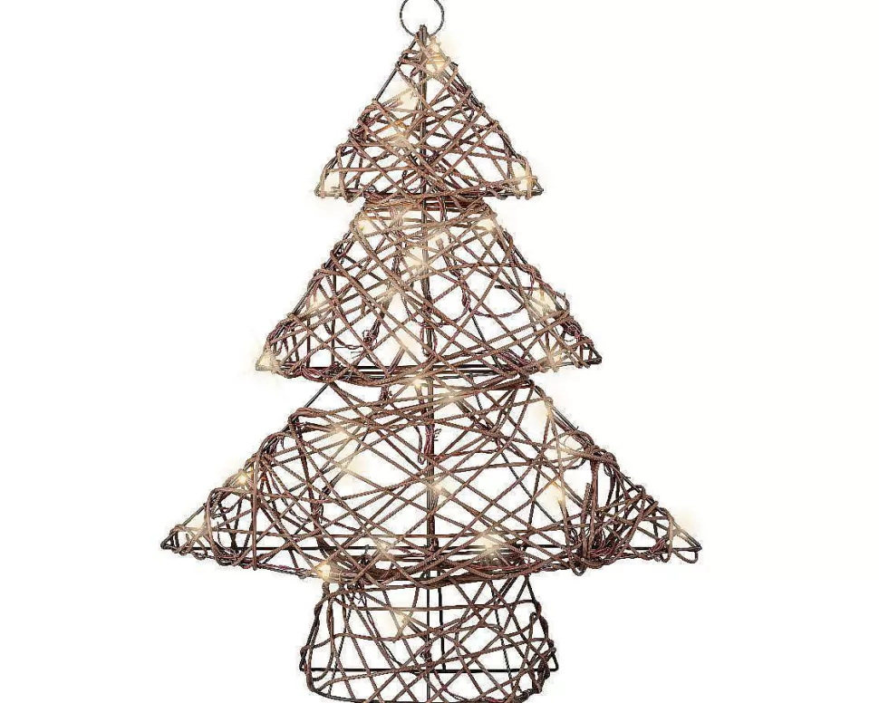 Sale Wicker Kerstboom (32 Led) Kerstverlichting