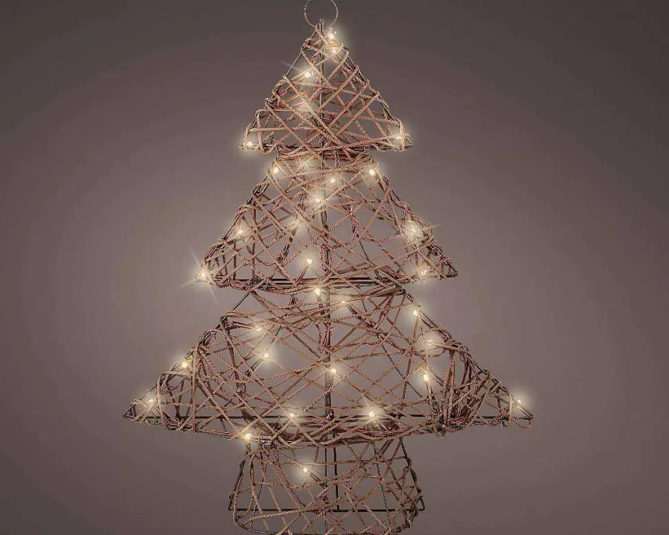 Sale Wicker Kerstboom (32 Led) Kerstverlichting