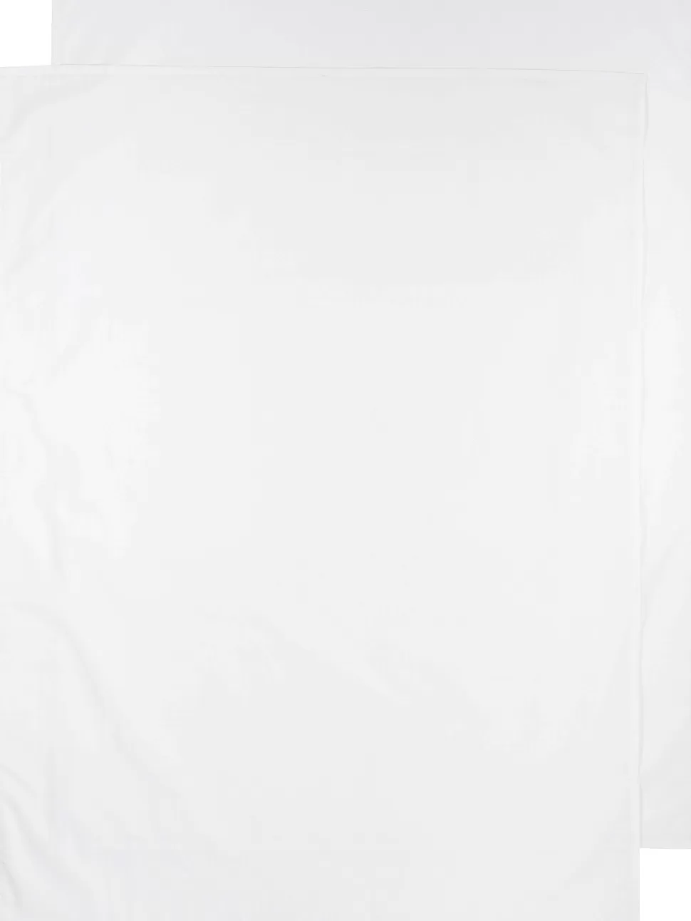 Outlet Baby Ledikantlaken - Set Van 2 100X150 Cm Uni Wit Kinderbeddengoed