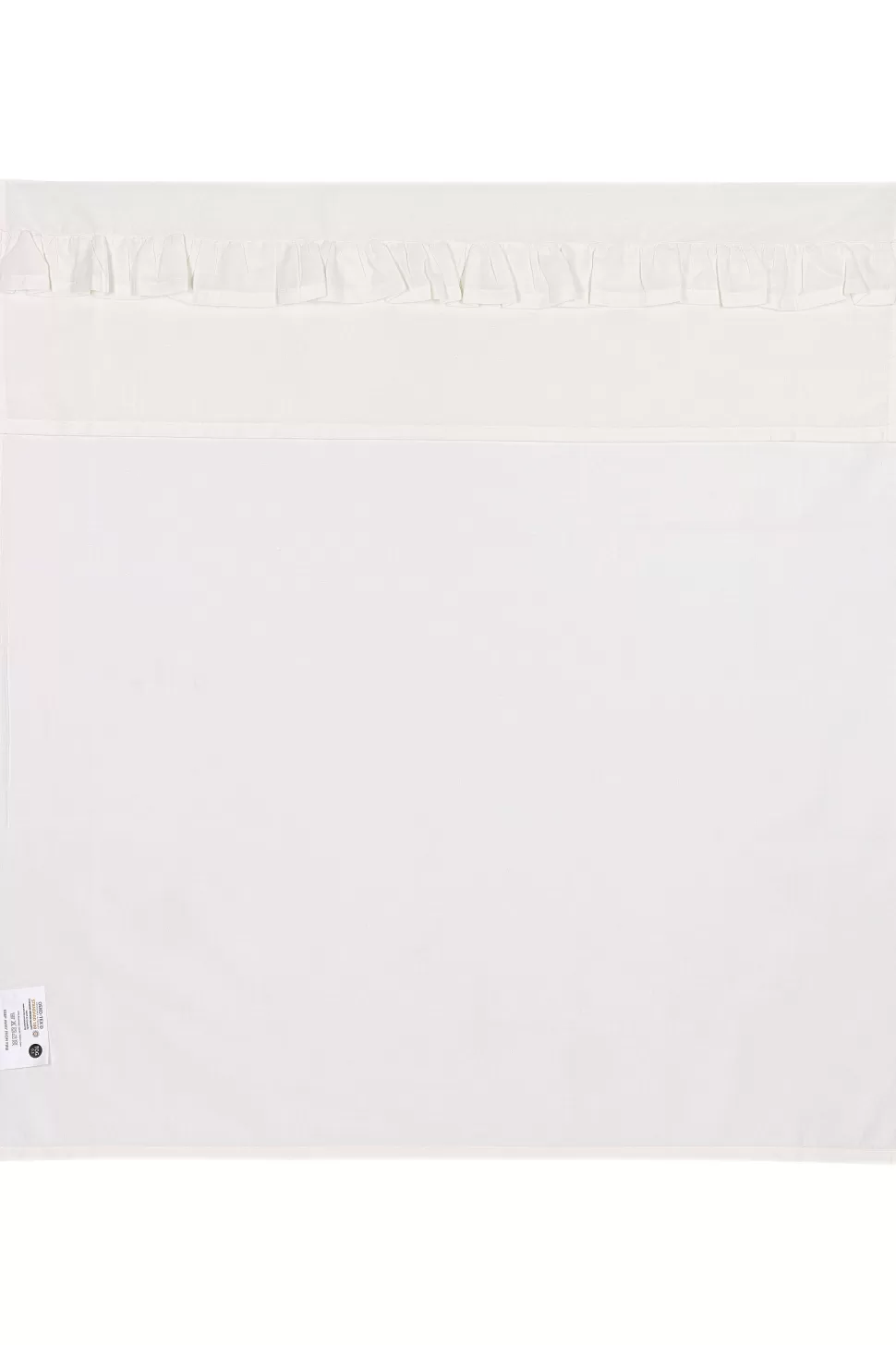 Flash Sale Baby Ledikantlaken Ruffle 100X150 Offwhite Kinderbeddengoed