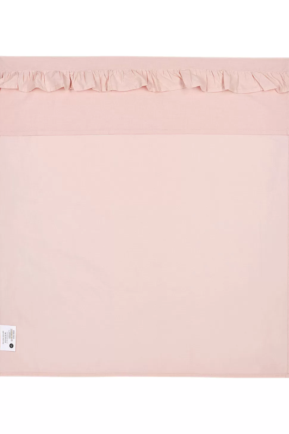 New Baby Ledikantlaken Ruffle 100X150 Soft Pink Kinderbeddengoed