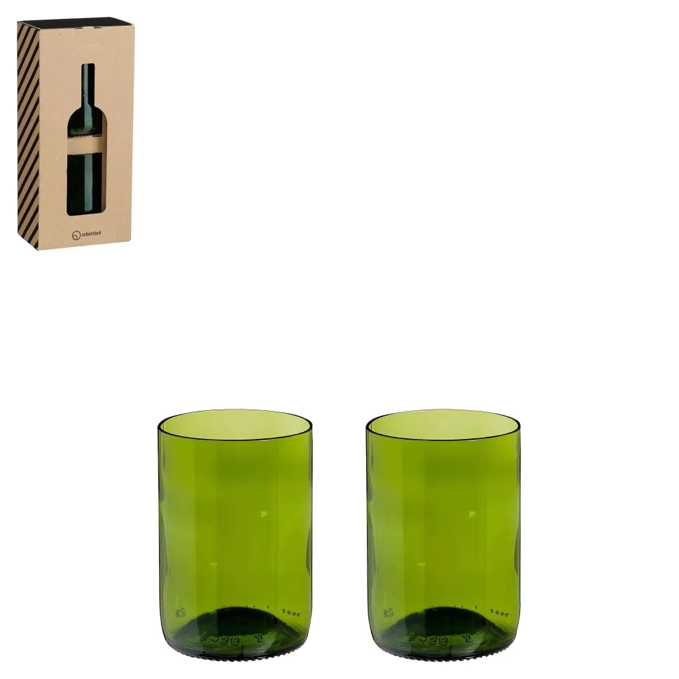 Fashion Drinkglas (330 Ml) (Set Van 2) (Gerecycled Glas) Glazen