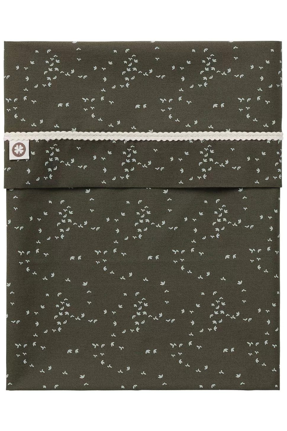 New Baby Comfort Botanical Poplin Reversible Baby Wieglaken Gots 80X100 Cm Beetle Kinderbeddengoed