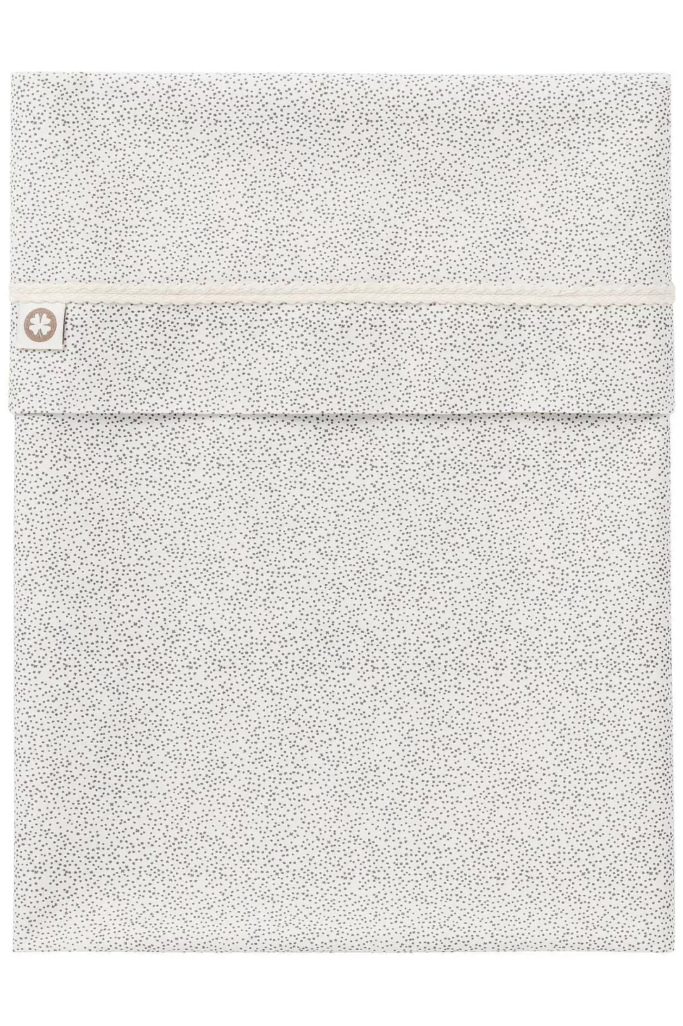 Sale Baby Comfort Tiny Dot Poplin Reversible Baby Wieglaken Gots 80X100 Cm Jet Stream Kinderbeddengoed