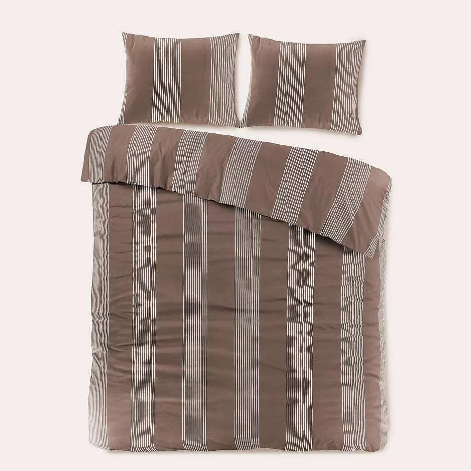 Hot Katoenen Dekbedovertrek 2 Persoons Wide Stripe (200X220 Cm) Beddengoed