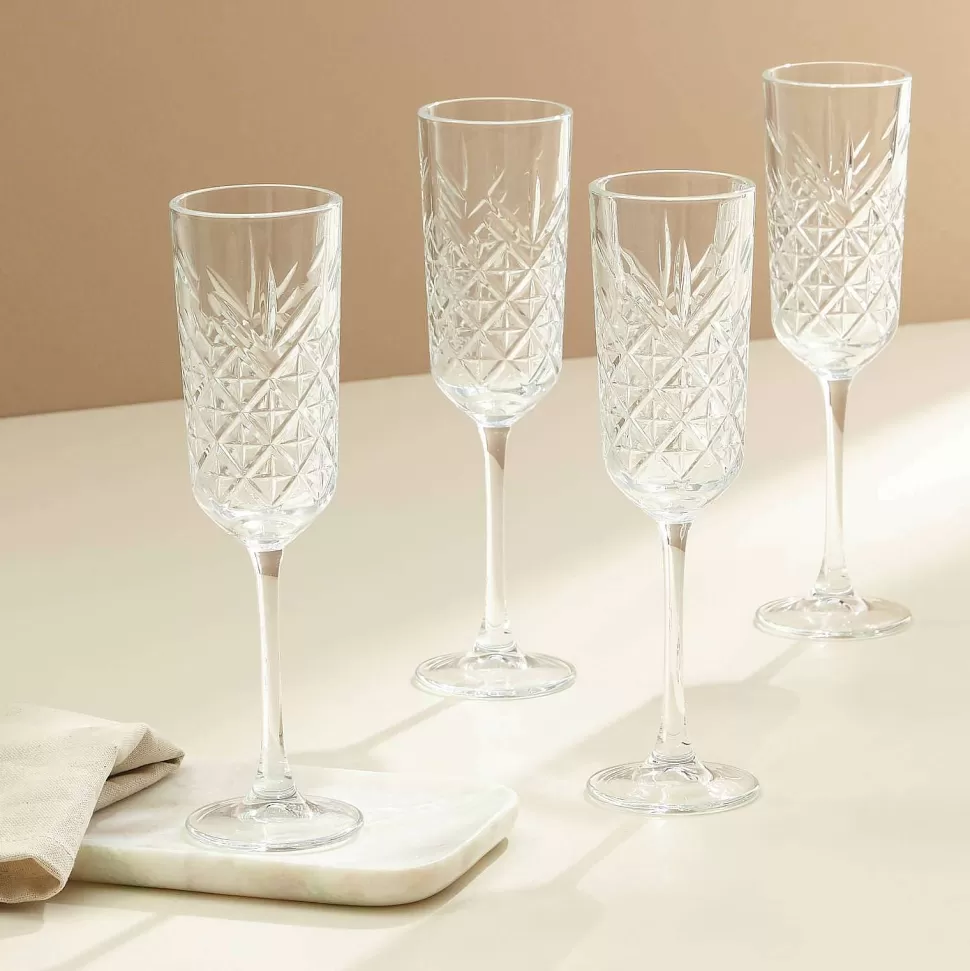 Fashion Champagneglas Timeless (Set Van 4 ) Glazen