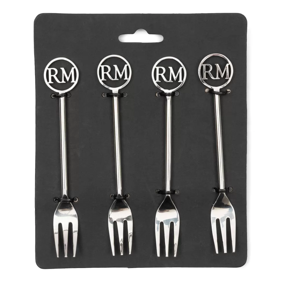 Online Rm Monogram Gebaksvorkje (Set Van 4) Bestek