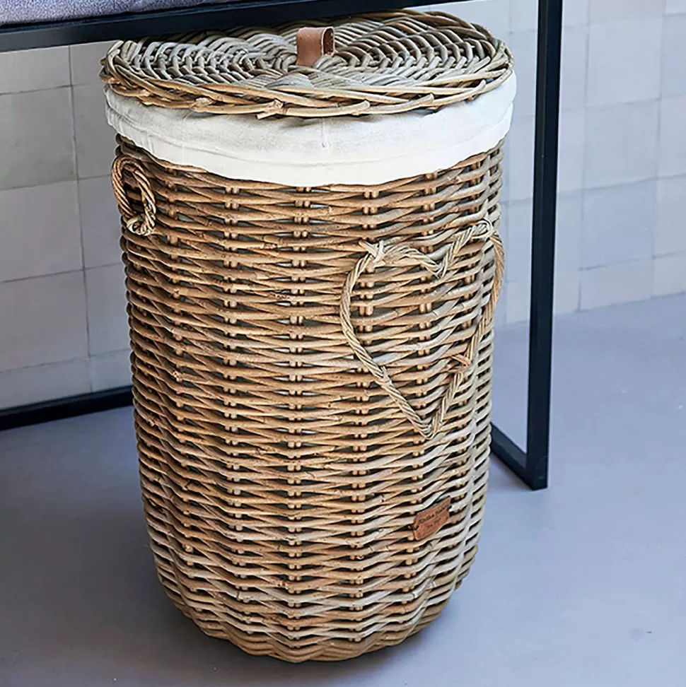 New Rustic Rattan Heart Wasmand (80 Liter) Badkameraccessoires