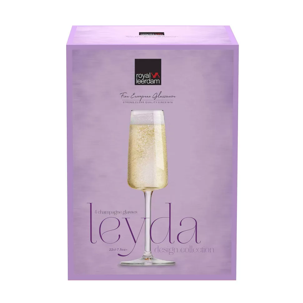 Shop Champagneglas Leyda (Set Van 4) Glazen