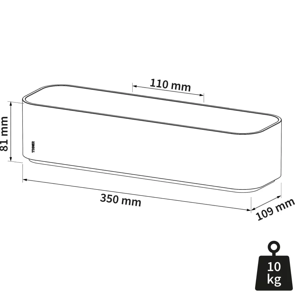 Shop Douchemand 2-Store (10,9X35X8,1 Cm) Badkameraccessoires