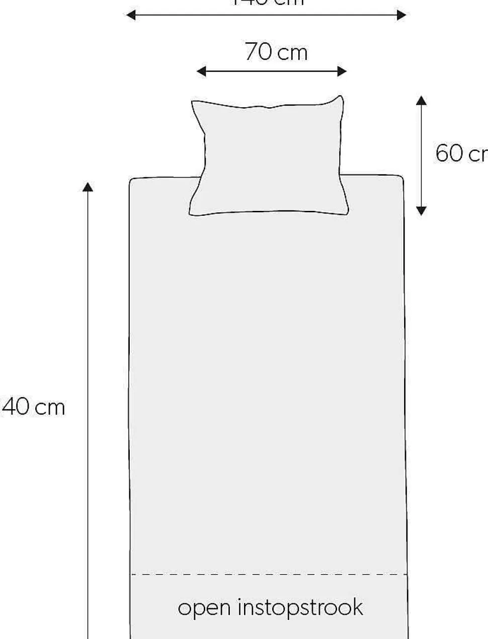 Discount Katoenen Dekbedovertrek Met Tufted Patroon 1 Persoons (140X220 Cm) Beddengoed