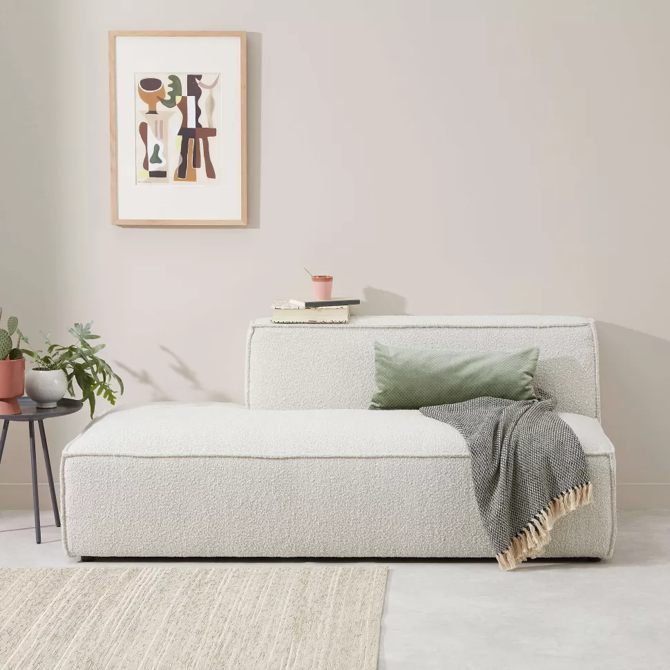 Cheap Newton Modulair Bankelement (Boucle ) (2-Zits Halve Rug Rechts) Modulaire Banken