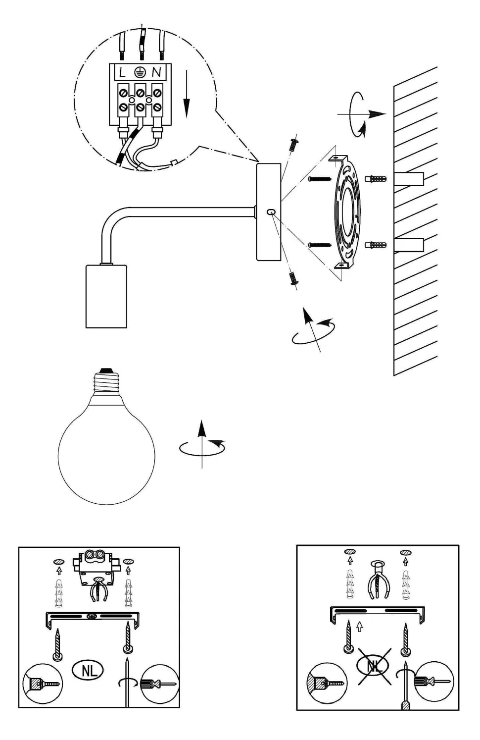 Cheap Wandlamp Bow Wandlampen